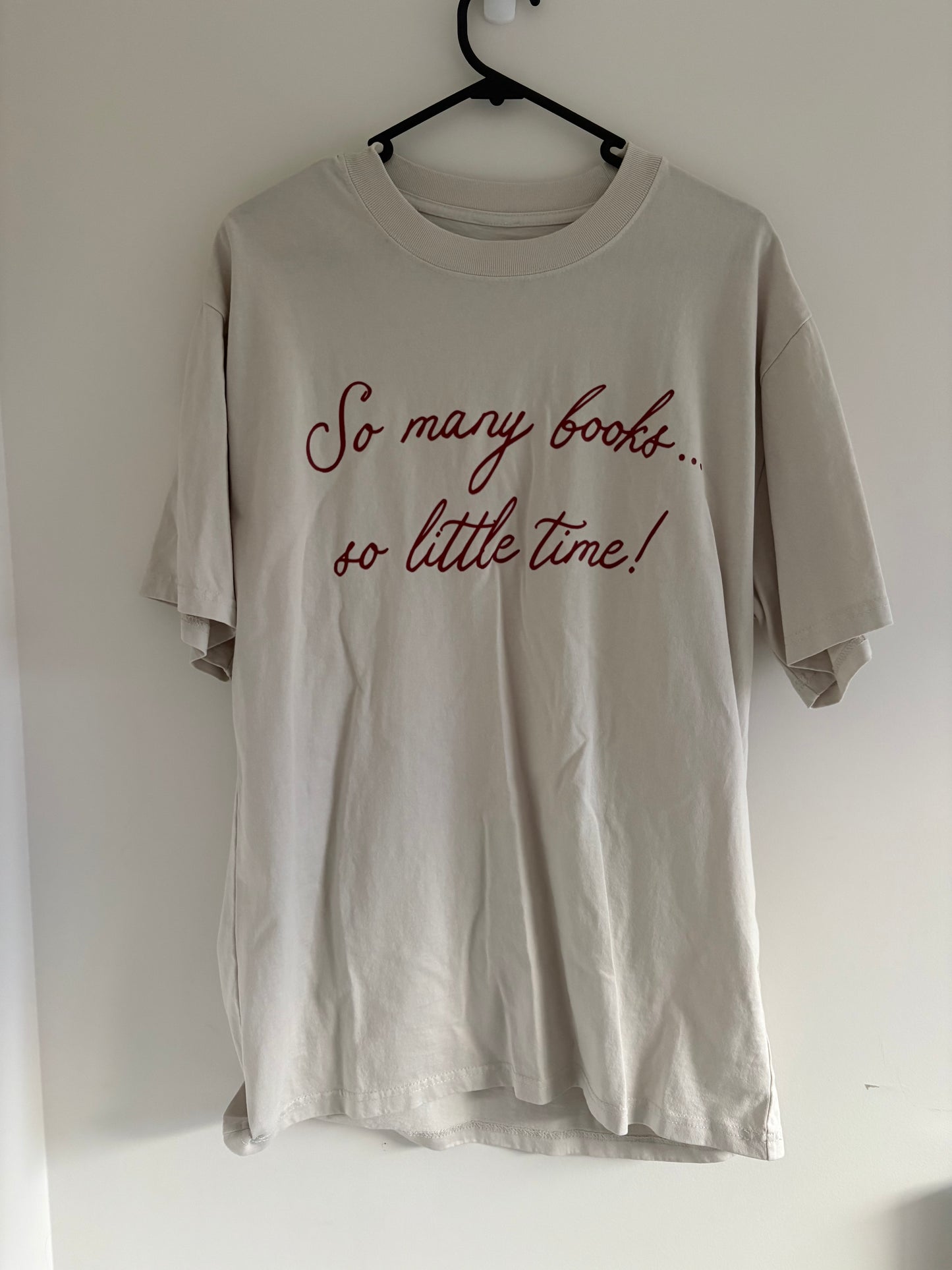 So Many Books T-Shirt - Small