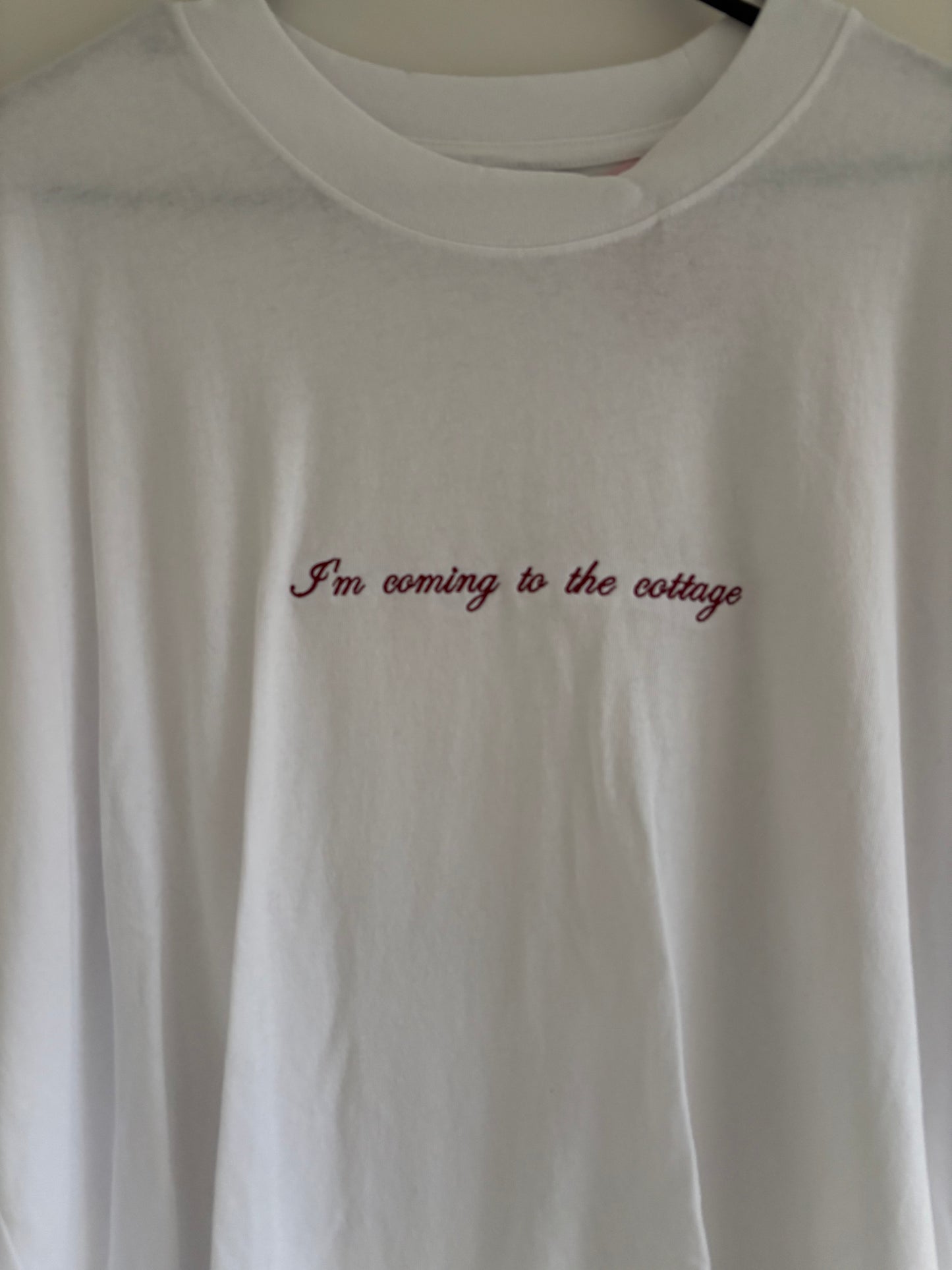 I'm Coming to the Cottage T-Shirt - X-Large